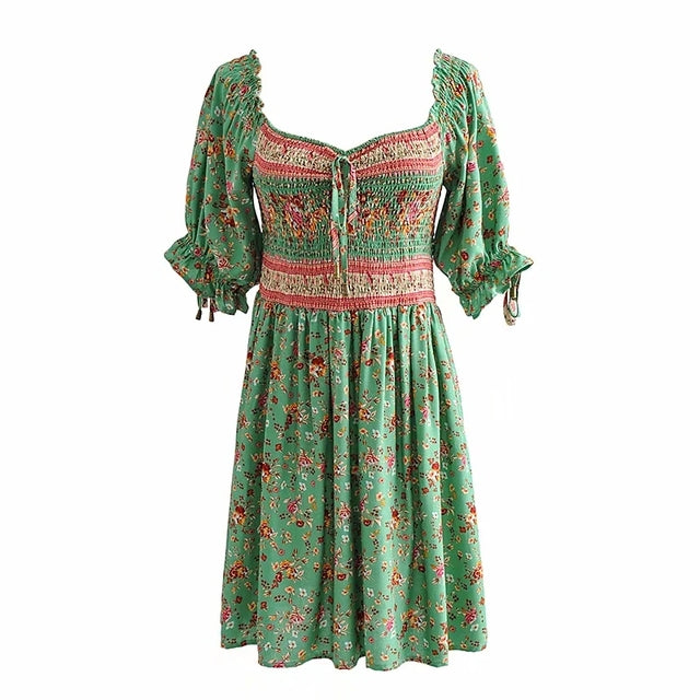 Elastic Mini Dress - Ishka