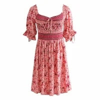 Elastic Mini Dress - Ishka