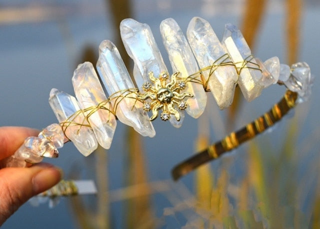Sun Quartz Crown Headband