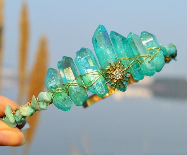 Sun Quartz Crown Headband