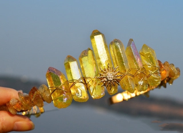 Sun Quartz Crown Headband