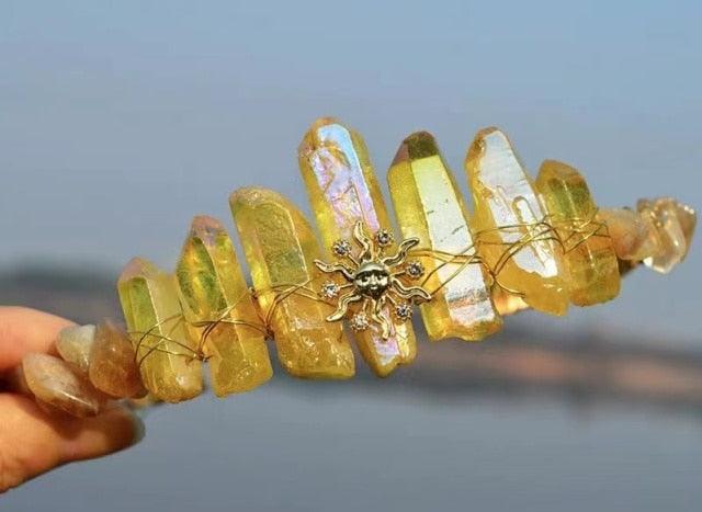 Sun Quartz Crown Headband