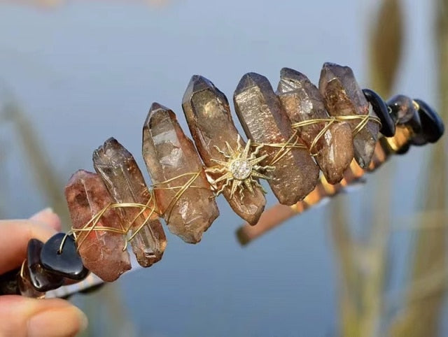 Sun Quartz Crown Headband