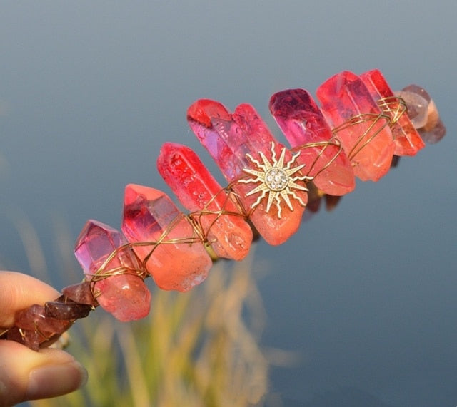 Sun Quartz Crown Headband