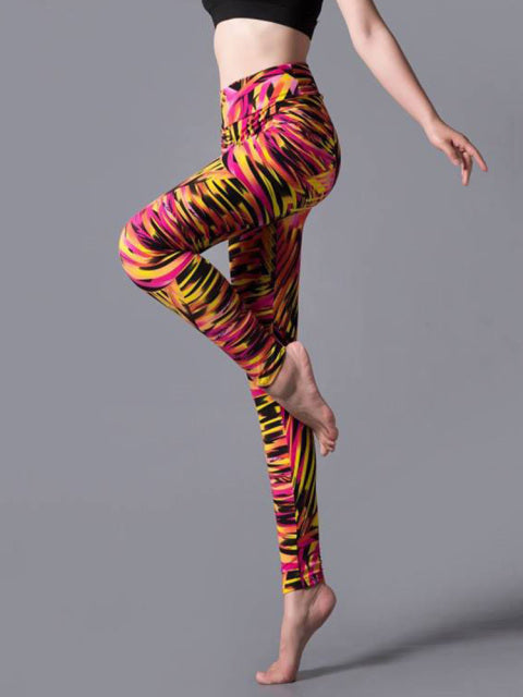 Summer Leopard Print Yoga Fitness Leggings