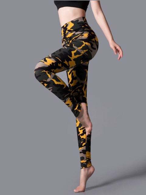 Summer Leopard Print Yoga Fitness Leggings
