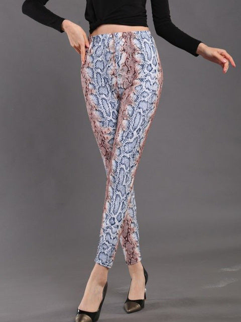 Summer Leopard Print Yoga Fitness Leggings