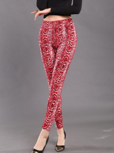 Summer Leopard Print Yoga Fitness Leggings