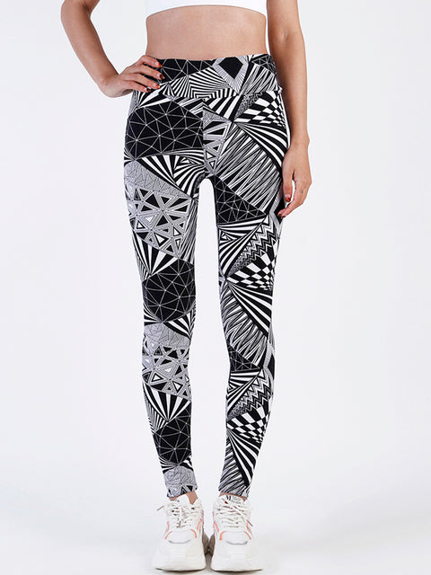Summer Leopard Print Yoga Fitness Leggings
