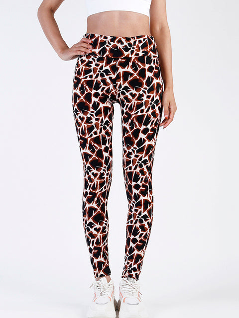 Summer Leopard Print Yoga Fitness Leggings