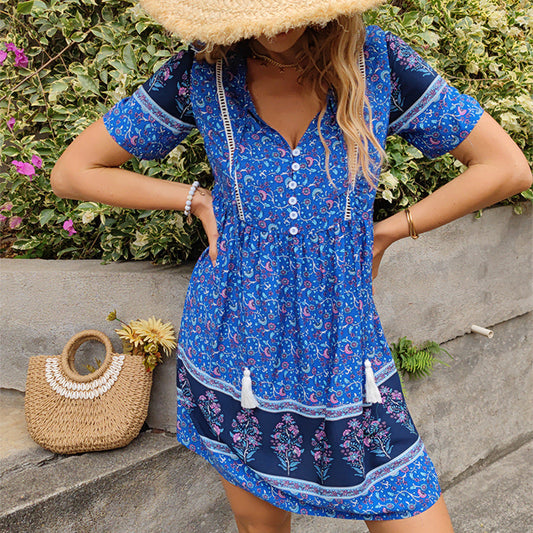 V-neck Summer Dress