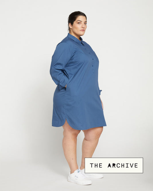 Rubicon Shirtdress 2 - Bleu Scolaire