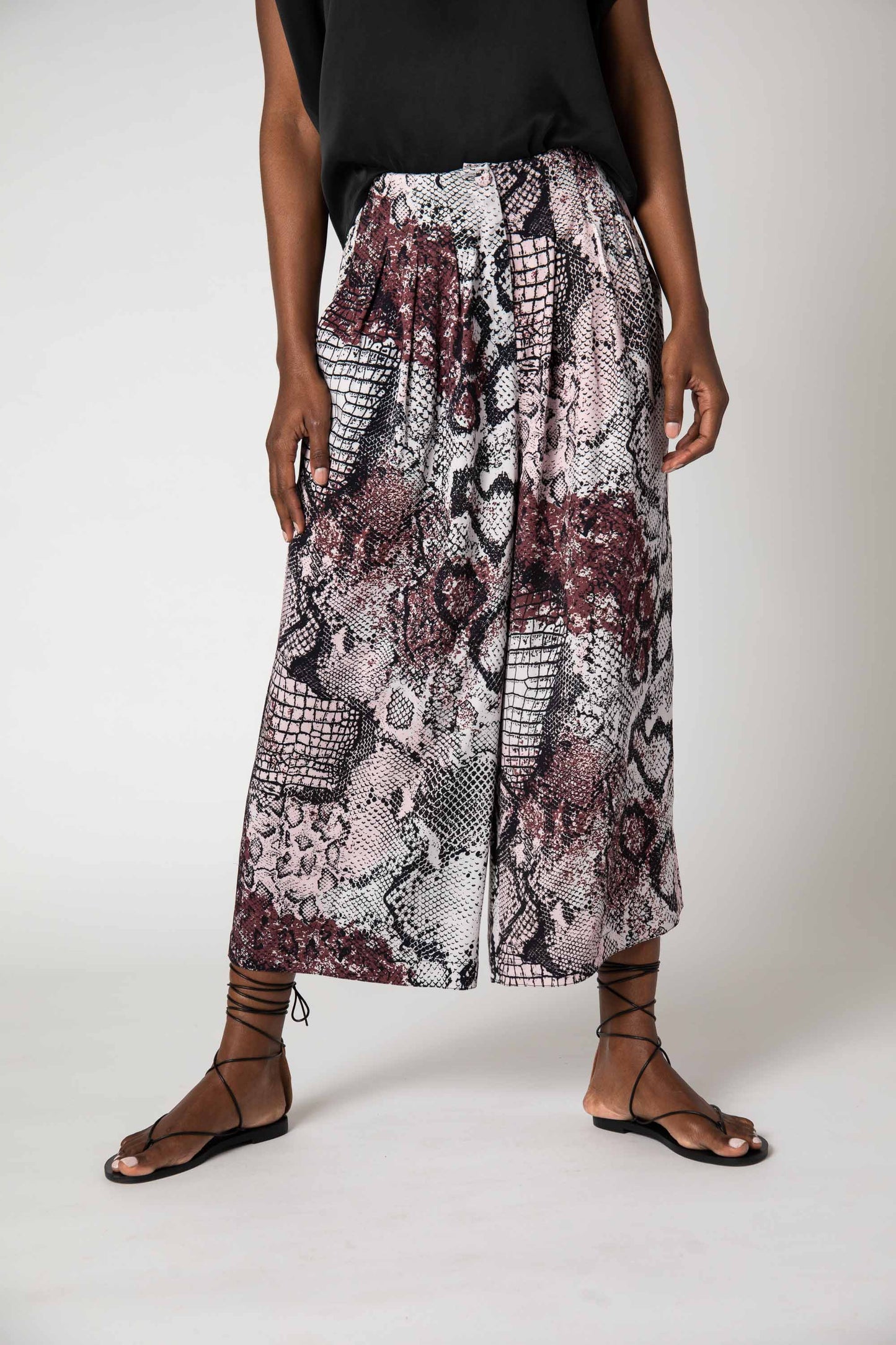 The Wide Leg Culotte Pants