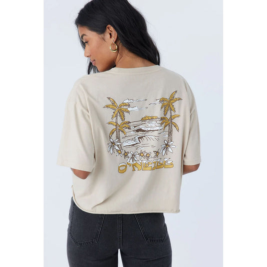 O'Neill Aloha Shore Cropped Women's S/S T-Shirt