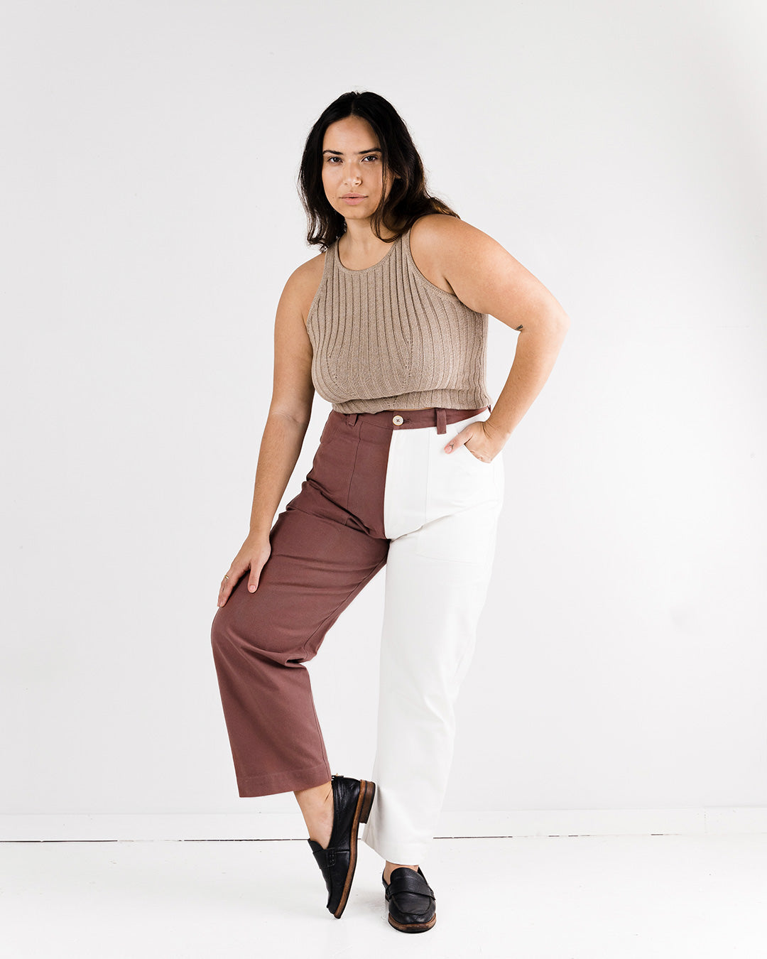 Two-Tone Cargo Pants