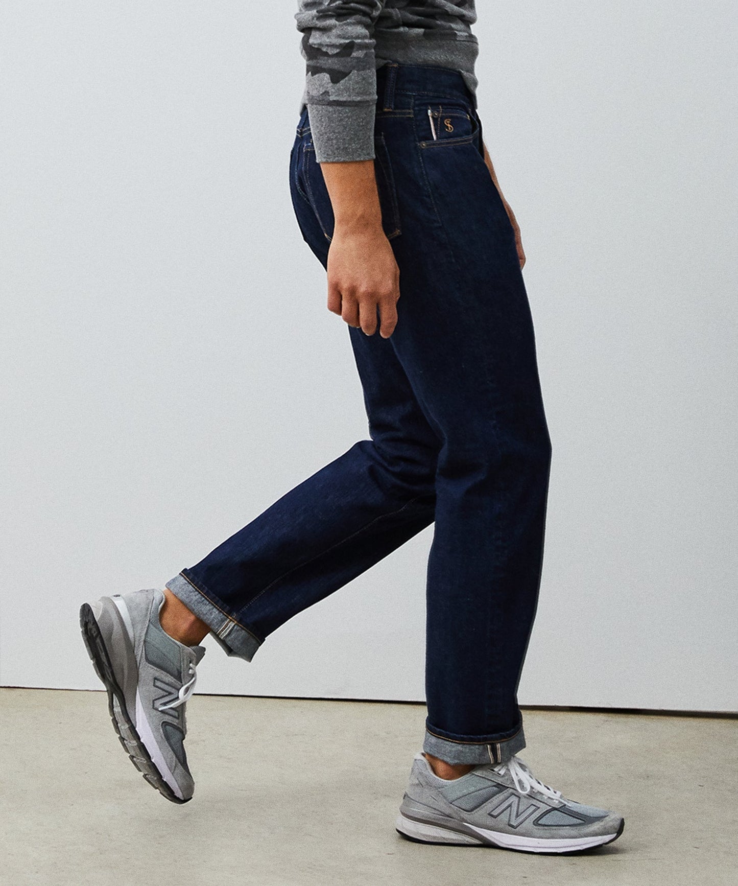 Straight Selvedge in Indigo Rinse