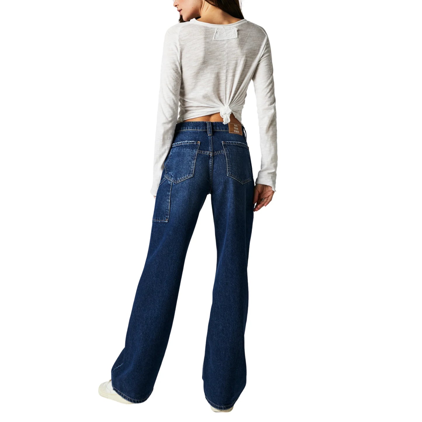 Tinsley Baggy High Rise Jeans in Dark Romance