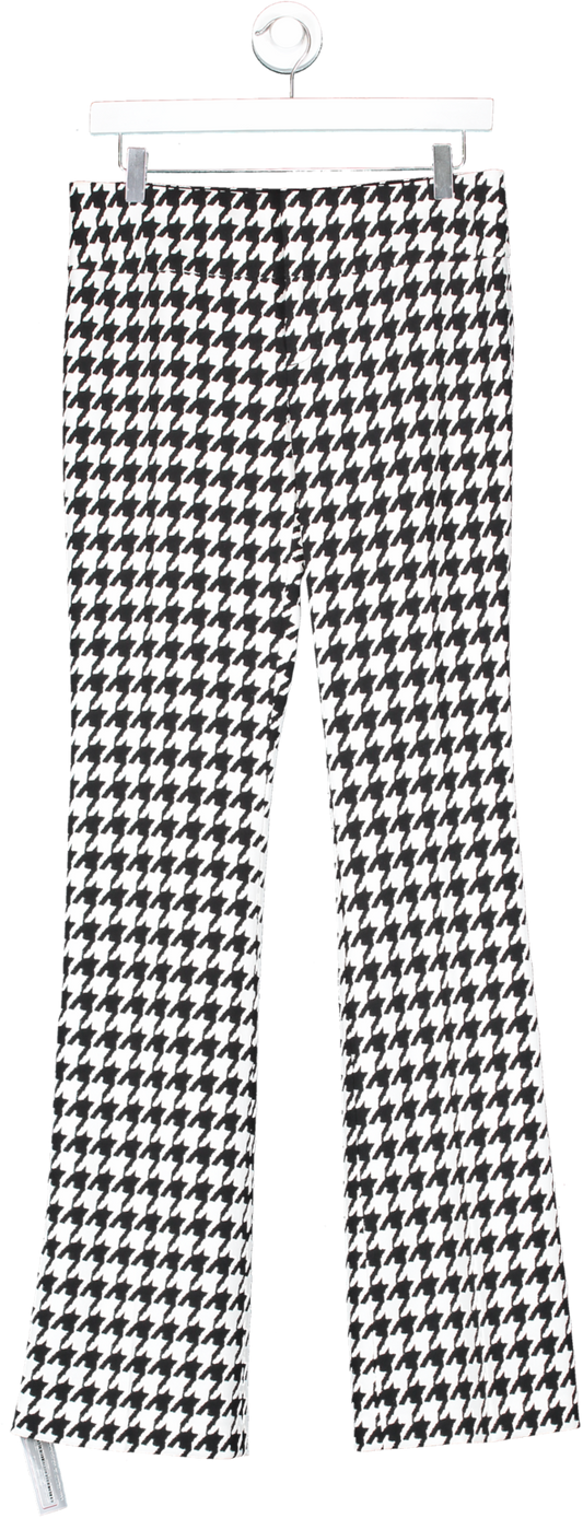 Alice + Olivia Black Chevon Trouser Co-ord Set UK S