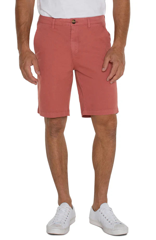 9.5in Trouser Short in Red