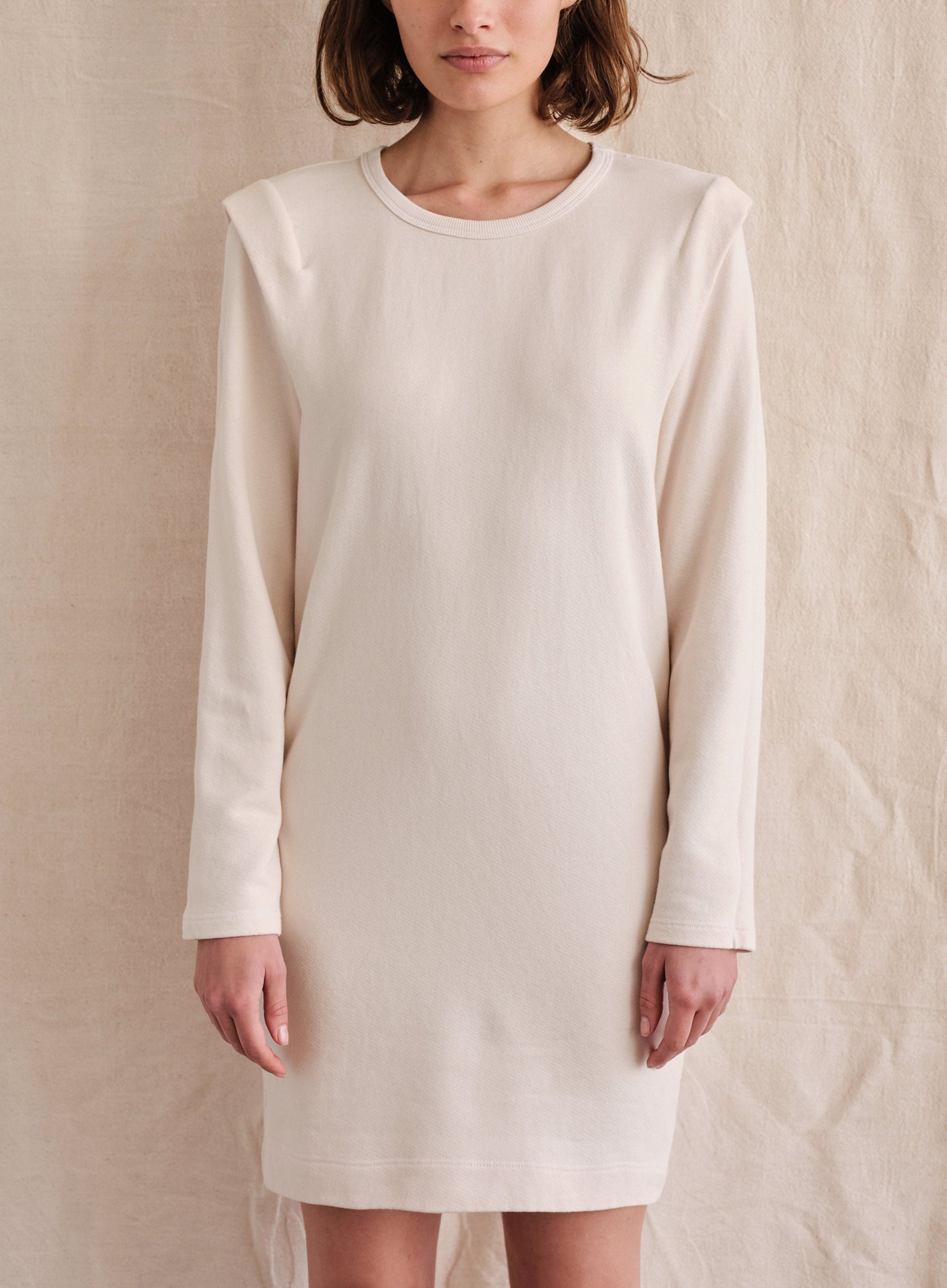Mini 90s Oatmilk Dress