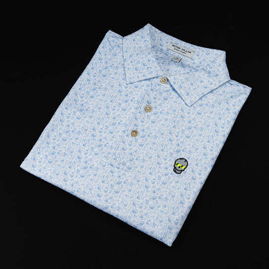 Sippin Skulls Polo Shirt
