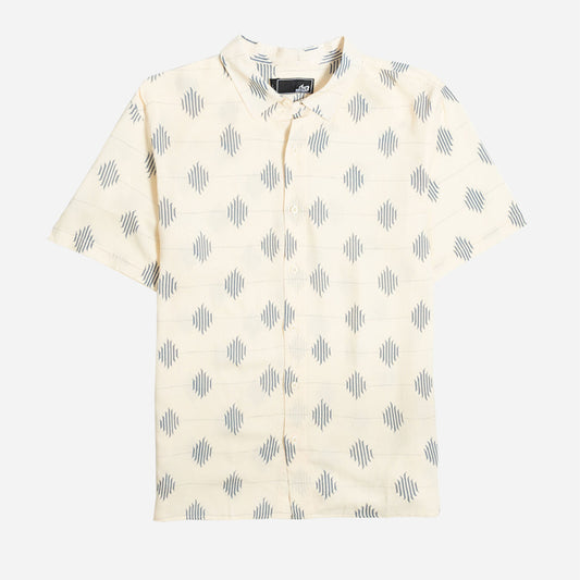Lost Sumatra Men's S/S Woven Dress Shirt