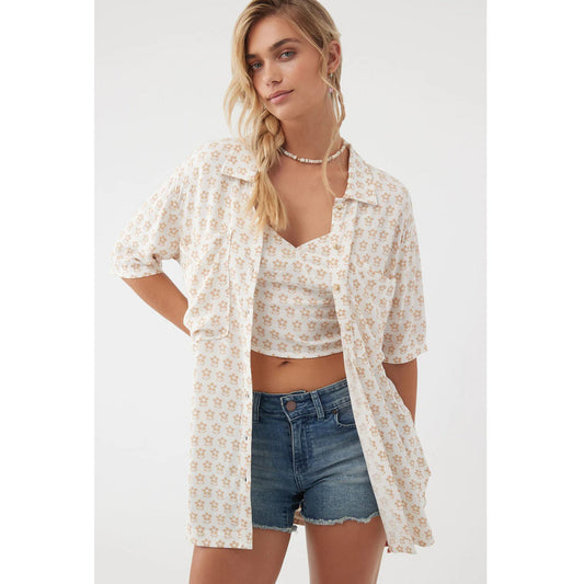 O'Neill Tricia Daisy Button Up Women's Shirt