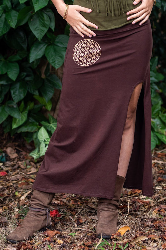 ASCENDANCE SKIRT IN BROWN